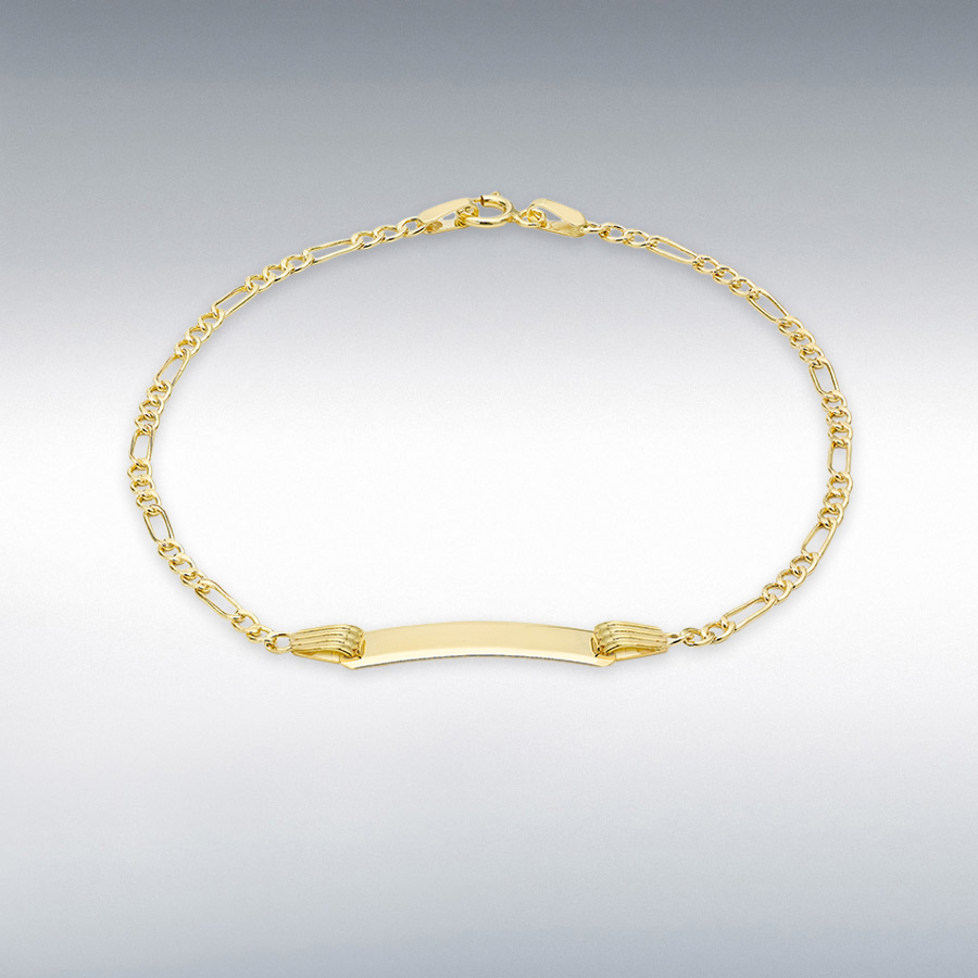 18ct Yellow Gold 19.5mm x 5mm ID Child's Bracelet 16cm/6.25