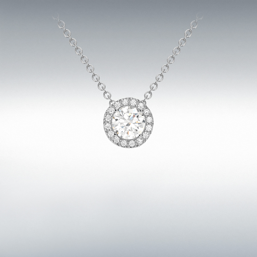 CZ HALO NECKLET