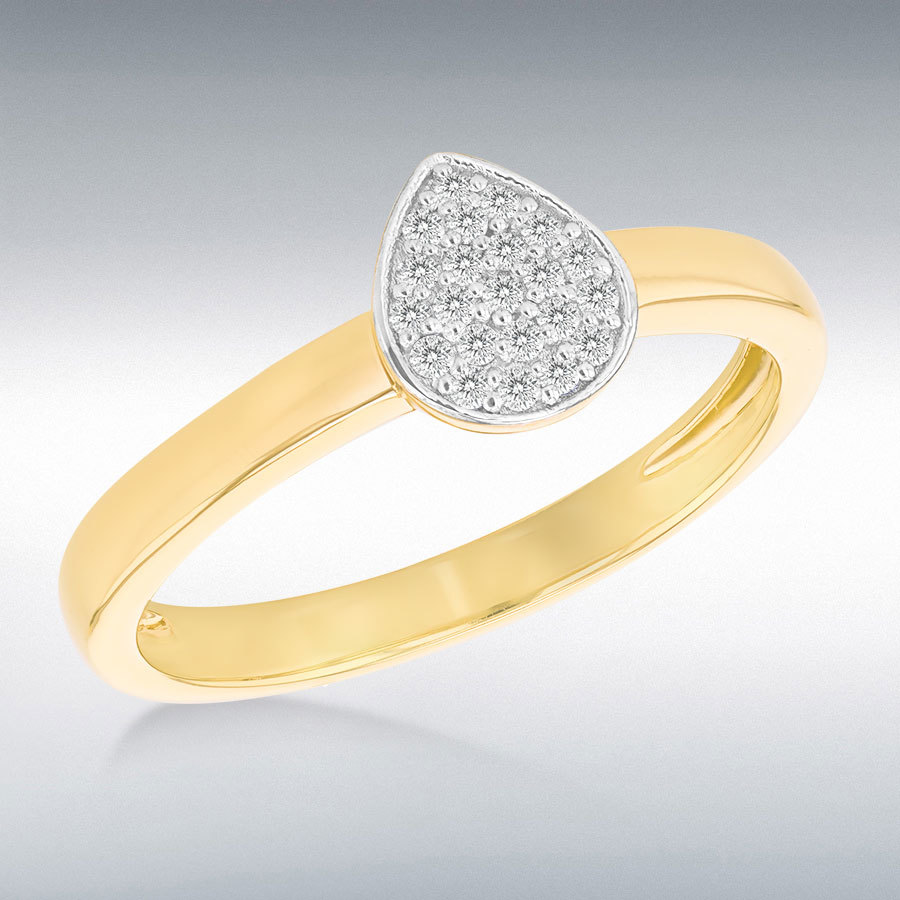 SILVER GP LCD 0.10 PEAR   RING