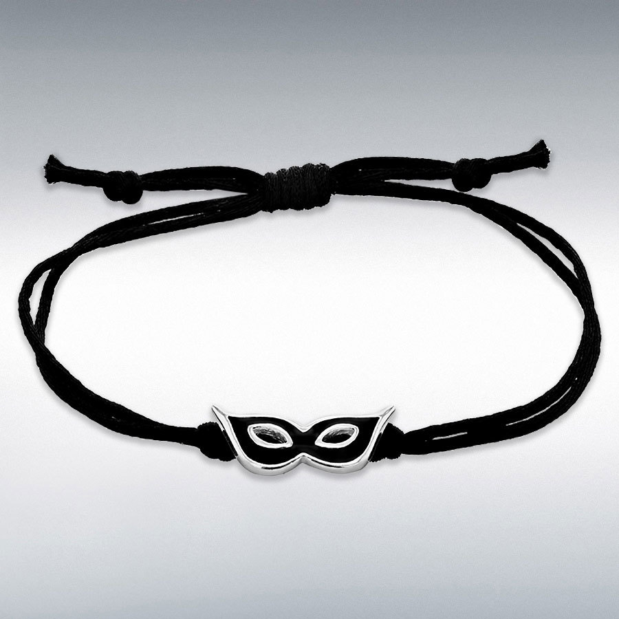 RHO BLK CORD&CZ LIBERTINE ADJ