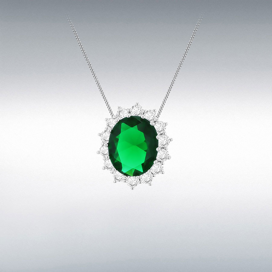 TP13796GGL GREEN GLASS CZ