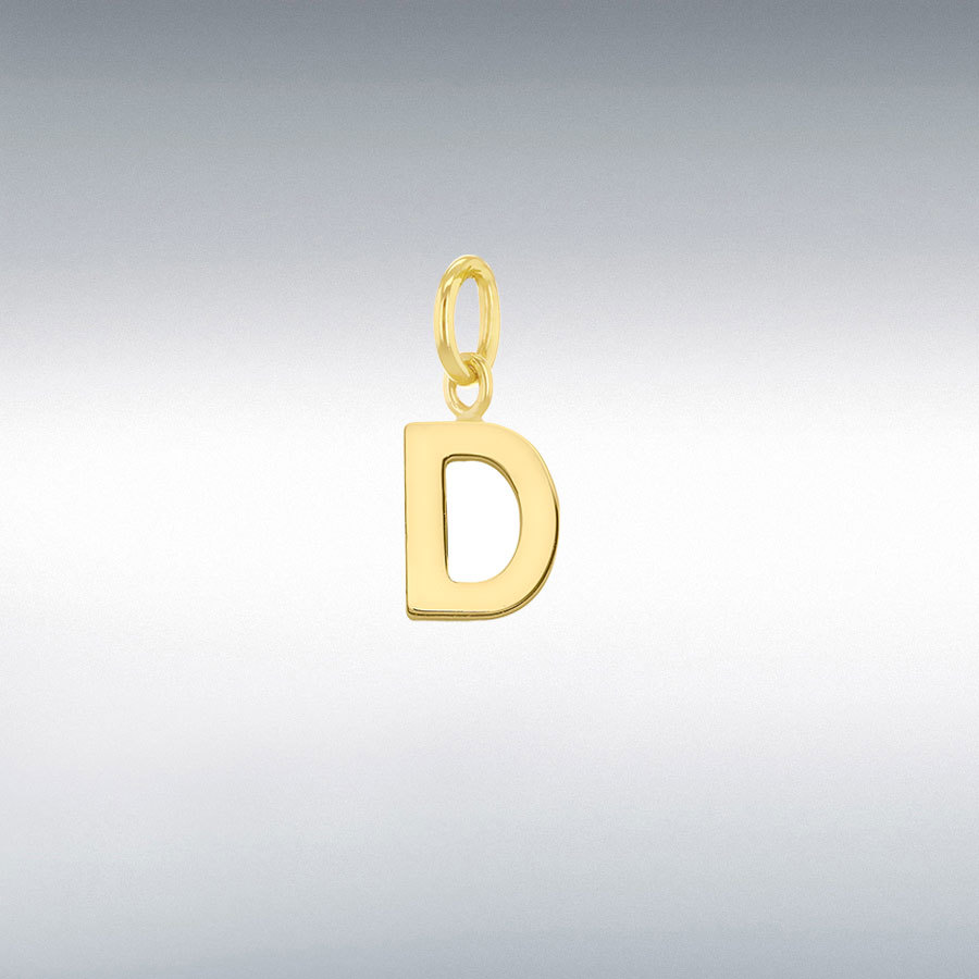 9CT TINY D INITIAL       CHARM