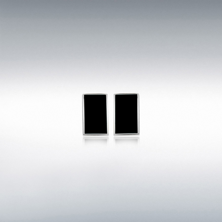 RECT ONYX STUD
