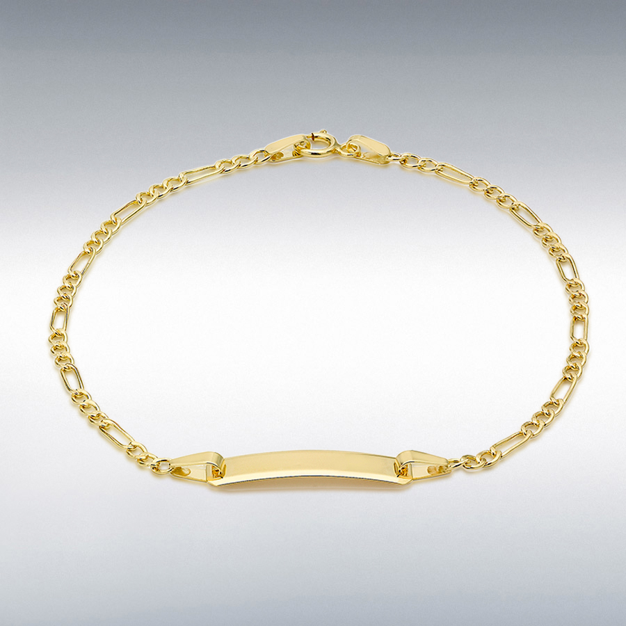 9ct Yellow Gold Figaro Bracelet - 57.9g| Miltons Diamonds