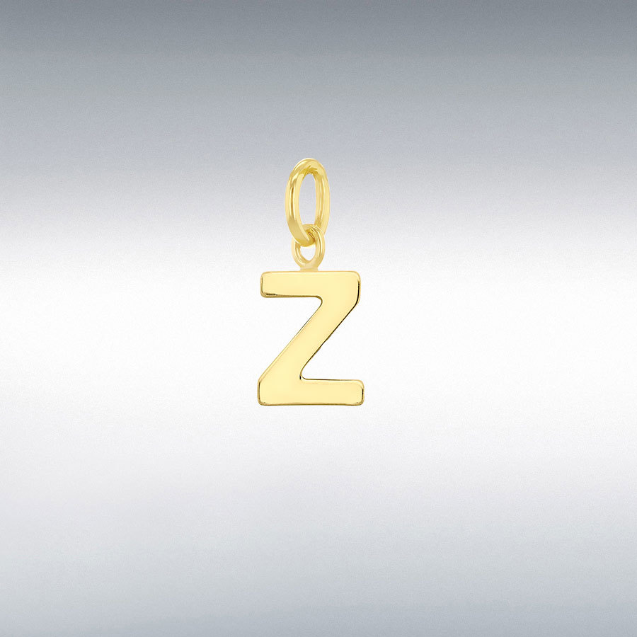 9CT TINY Z INITIAL       CHARM