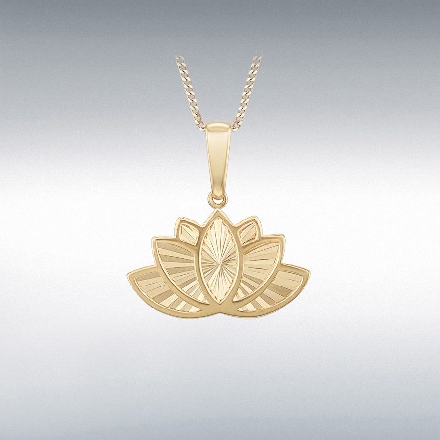 9ct Yellow Gold Rainbow Teddy Bear Pendant