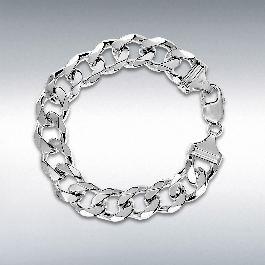Mens Diamond Cut Bracelet  Autumn and May  Sterling Silver Jewellery