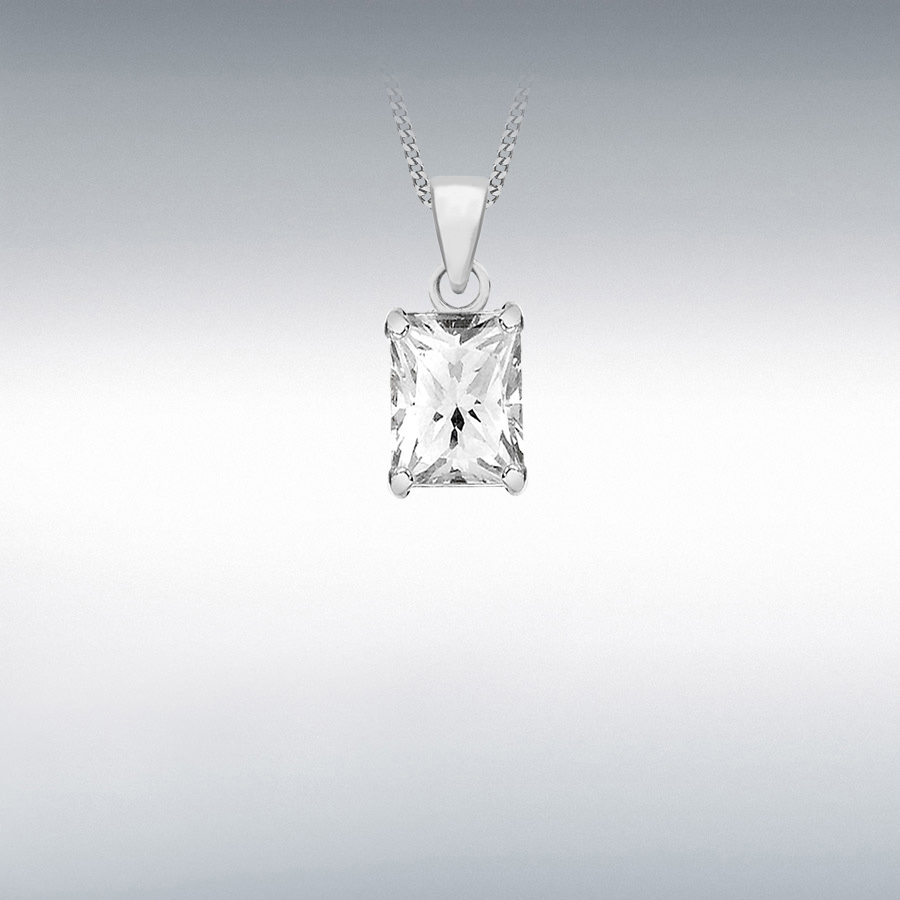 RECT CZ PENDANT