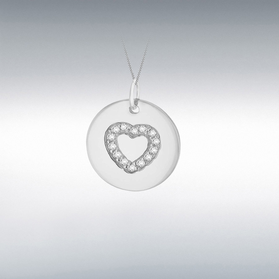 CZ HEART DISC