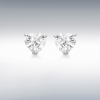 5MM HEART W/CZ