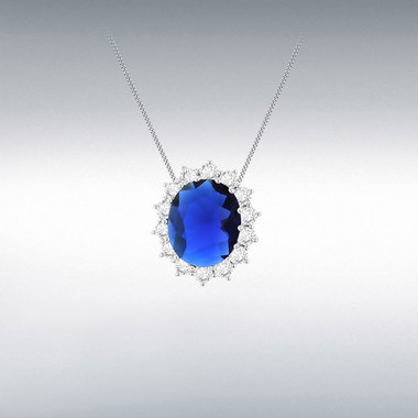 TP13796SP BLUE GLASS CZ