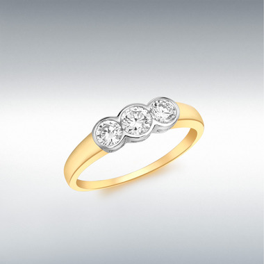 JR4132 3CZ RING