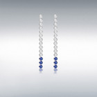 WHT BLU CZ DROP