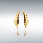 9CT LEAF STUD